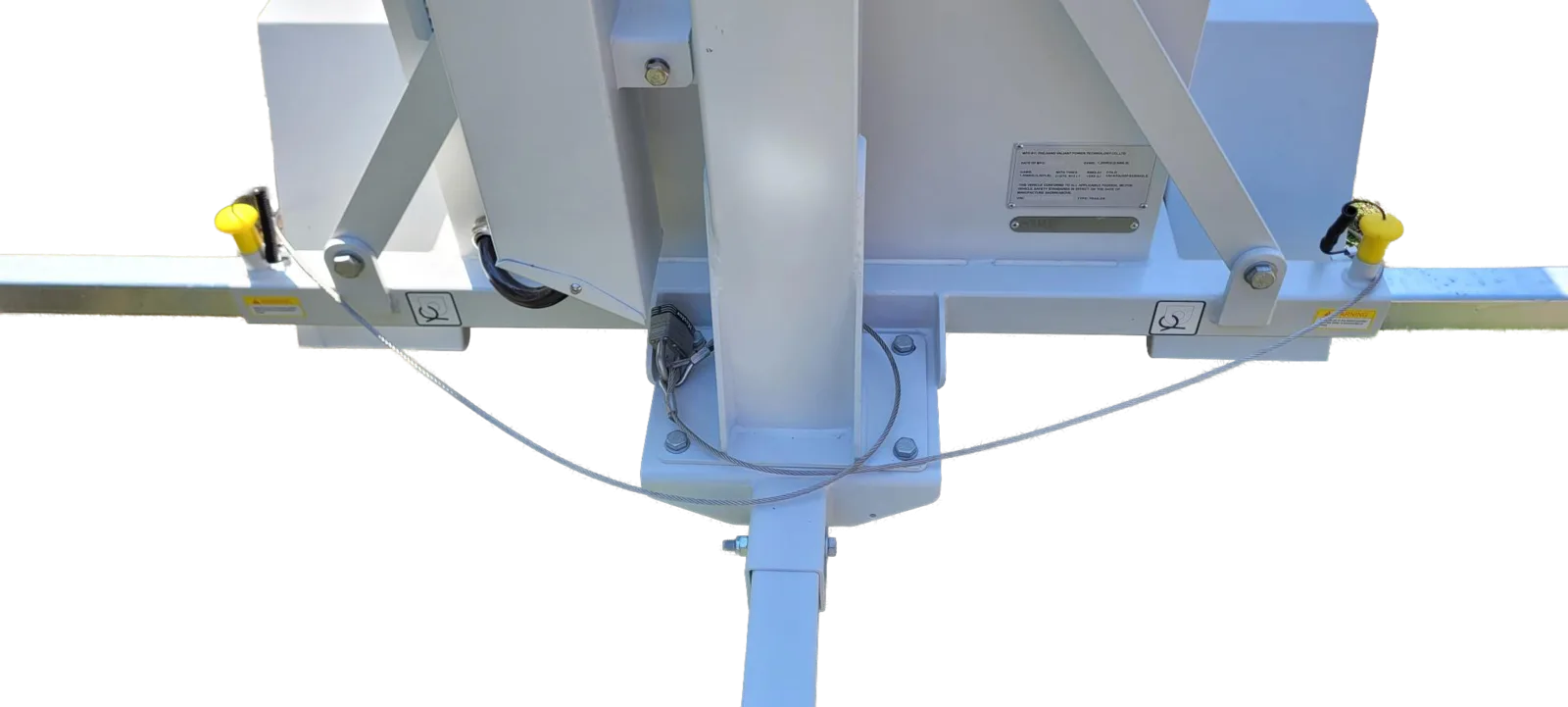 Stabilizer outriggers with cable locks